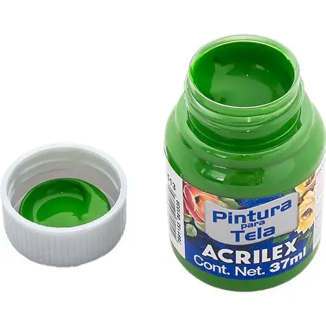 ACRILEX 04140/513 PINTURA P/TELA MATE VERDE MUSGO 37 ML 